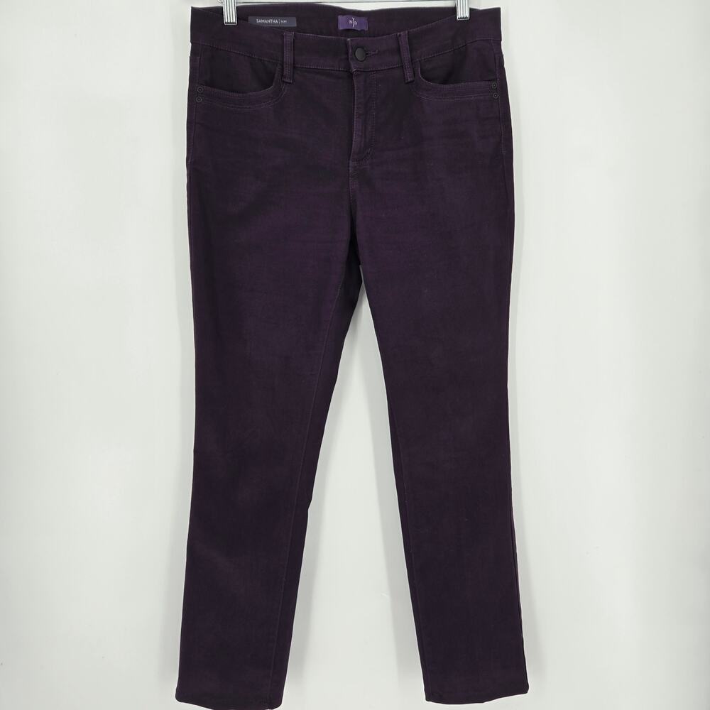 NYDJ Samantha Slim Jeans – Women’s 10 – Deep Purple Fall Denim